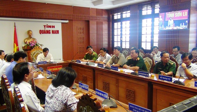 Điểm cầu Quảng Nam dự Hội nghị trực tuyến sơ kết công tác phòng, chống tội phạm