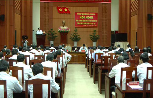 Hội nghị tổng kết 10 năm thực hiện Nghị quyết số 48 của Bộ Chính trị về Chiến lược xây dựng và hoàn thiện hệ thống pháp luật Việt Nam đến năm 2010, định hướng đến năm 2020 và tổng kết công tác cải cách tư pháp trên địa bàn tỉnh Quảng Nam giai đoạn 2011 – 2015