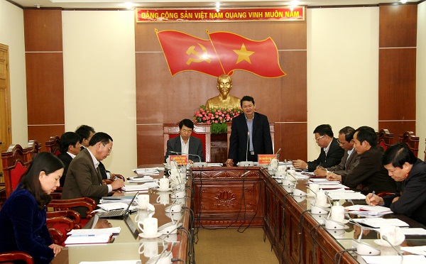 Đoàn công tác của Ban Nội chính Trung ương làm việc với Thường trực Tỉnh ủy Lào Cai