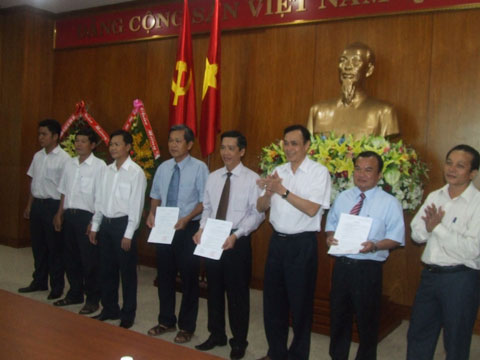 Lễ công bố thành lập Ban Nội chính Tỉnh ủy Bà Rịa - Vũng Tàu năm 2013