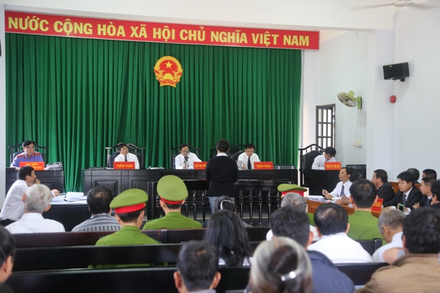 Một Phiên xét xử của Tòa án nhân dân tỉnh Đắk Nông