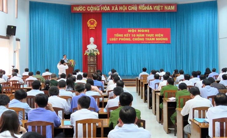 Hội nghị Tổng kết 10 năm thực hiện Luật phòng, chống tham nhũng tỉnh An Giang