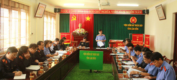 Viện kiểm sát nhân dân tối cao làm việc với Viện kiểm sát nhân dân tỉnh Lâm Đồng