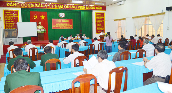 Một Hội nghị về công tác nội chính và phòng, chống tham nhũng tỉnh Trà Vinh