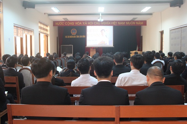 Tòa án nhân dân tỉnh Lâm Đồng tham dự Hội nghị trực tuyến tập huấn các bộ luật, luật mới liên quan lĩnh vực tư pháp 
