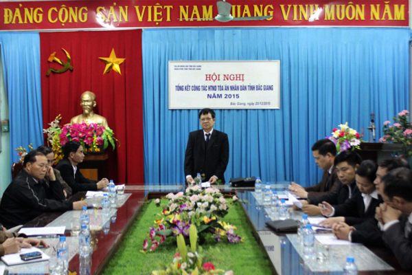 Một Hội nghị tổng kết công tác Hội thẩm nhân dân Tòa án tỉnh Bắc Giang 
