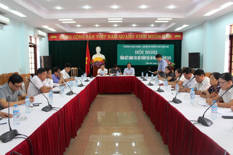 Hội nghị tổng kết công tác hội thẩm Tòa án nhân dân tỉnh Quảng Ninh năm 2015