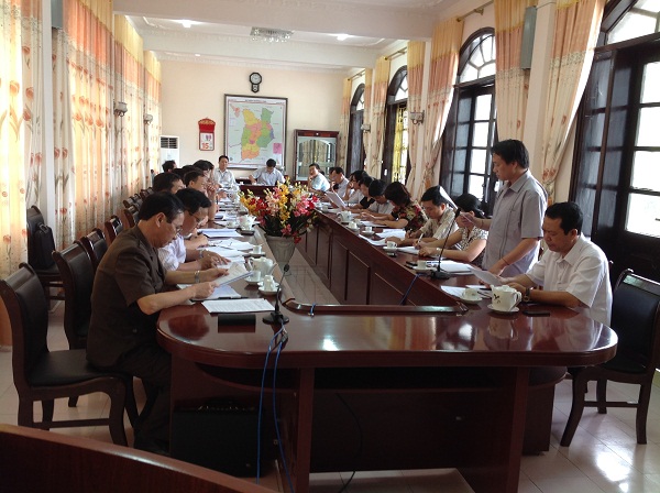 Một cuộc giám sát của Ban Nội chính Tỉnh ủy Điện Biên
