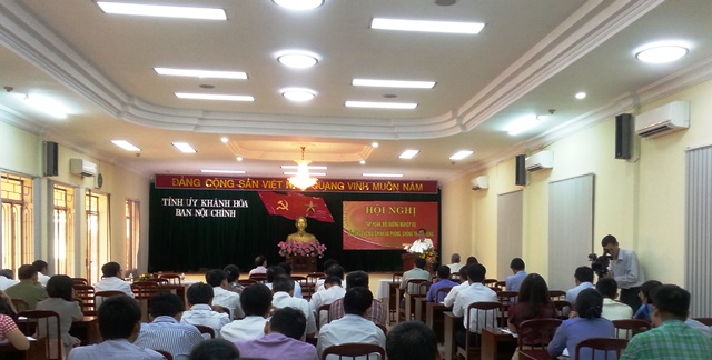 Ban Nội chính Tỉnh ủy Khánh Hòa tổ chức Hội nghị tập huấn nghiệp vụ công tác nội chính và phòng, chống tham nhũng