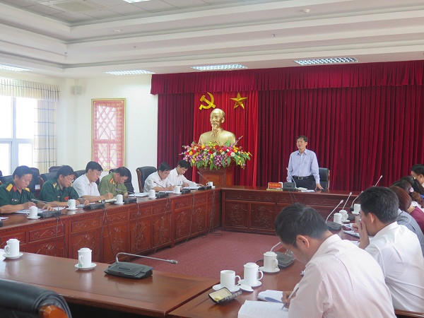 Một Hội nghị giao ban công tác nội chính của tỉnh Lai Châu