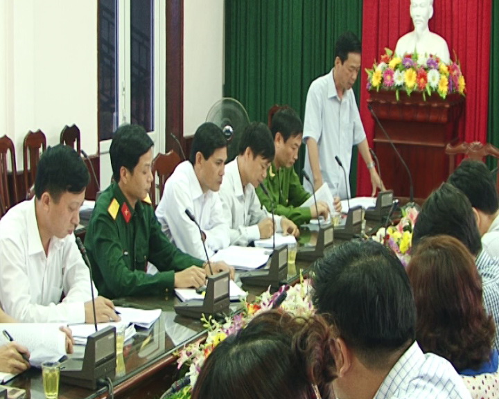 Ban Nội chính Tỉnh ủy Thái Bình làm việc với Huyện ủy Đông Hưng (năm 2015)