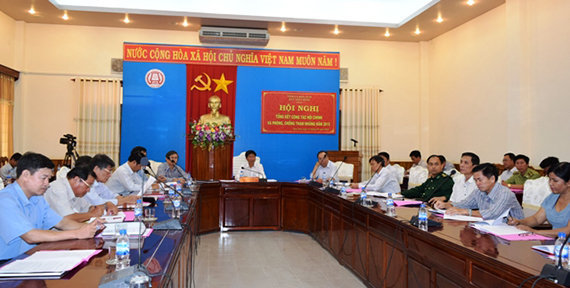 Ban Nội chính Tỉnh ủy Kon Tum tổ chức Hội nghị trực tuyến với các huyện, thành phố tổng kết công tác nội chính và phòng, chống tham nhũng năm 2015