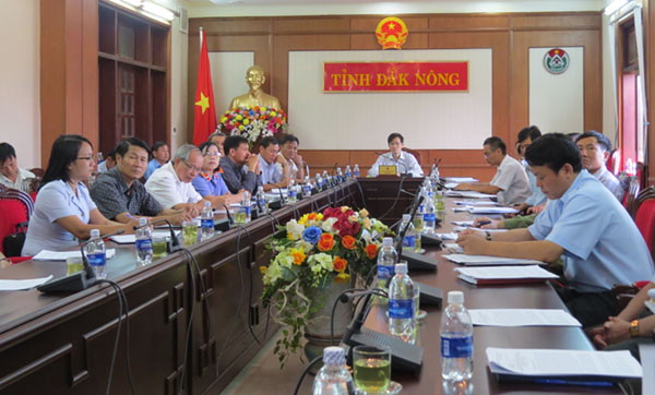 Điểm cầu tỉnh Đắk Nông dự Hội nghị trực tuyến toàn quốc về tiếp dân, giải quyết khiếu nại, tố cáo