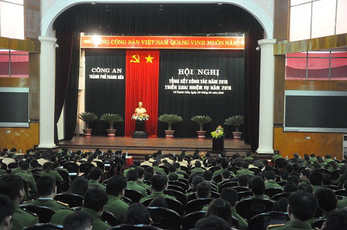 Một Hội nghị của Công an tỉnh Thanh Hóa