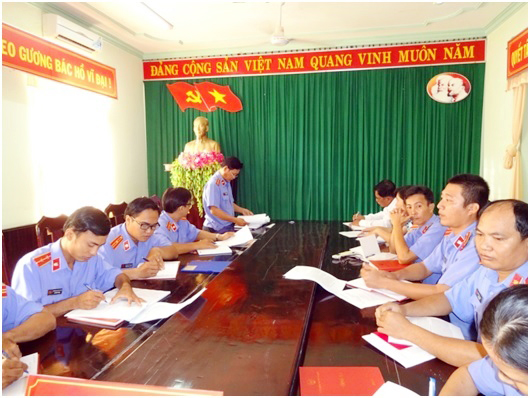 Một cuộc họp triển khai công tác của Viện kiểm sát nhân dân tỉnh Kiên Giang