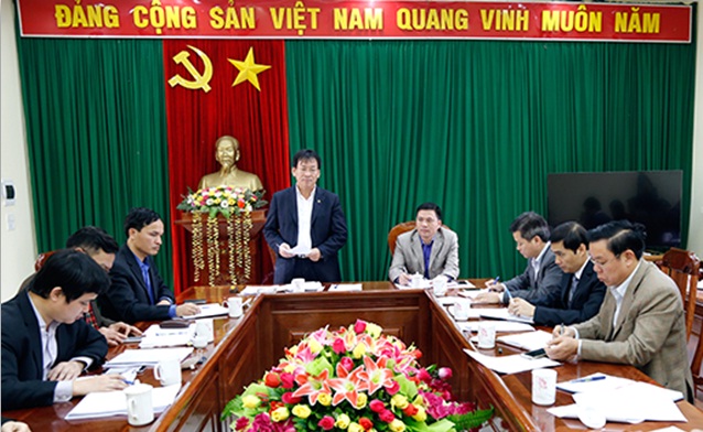 Đồng chí Phạm Anh Tuấn, Phó trưởng Ban Nội chính Trung ương làm việc với Ban Nội chính Tỉnh ủy Hà Giang
