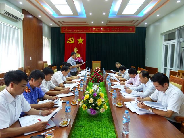 Ban Nội chính Tỉnh ủy Lạng Sơn thực hiện Chương trình kiểm tra, giám sát năm 2016