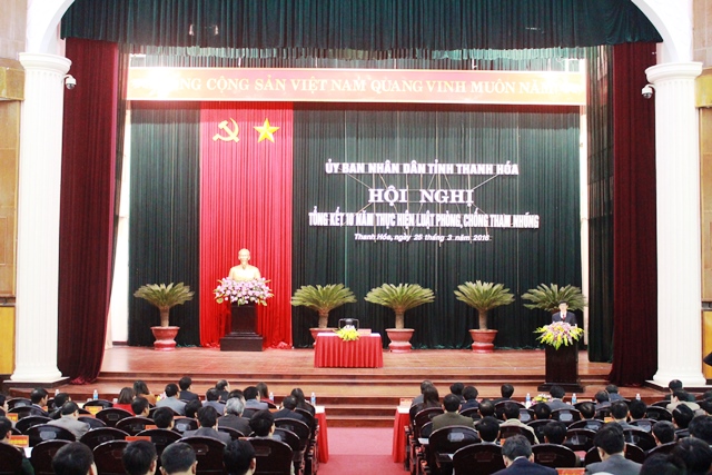 Hội nghị tổng kết 10 năm thực hiện Luật phòng, chống tham nhũng tại tỉnh Thanh Hóa