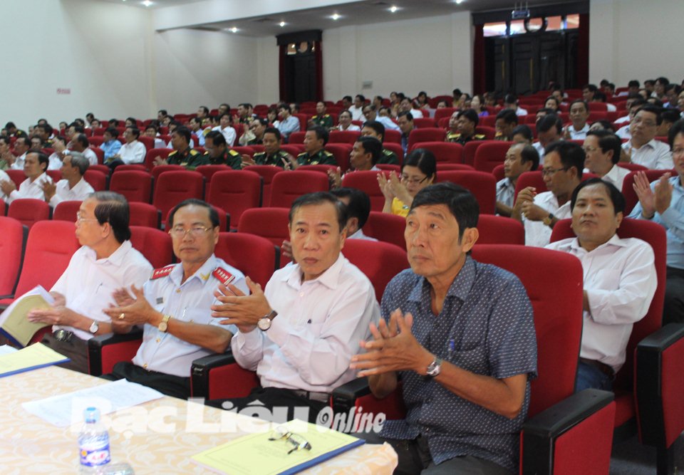 Hội nghị bồi dưỡng kiến thức, nghiệp vụ công tác nội chính và phòng, chống tham nhũng năm 2016 tỉnh Bạc Liêu