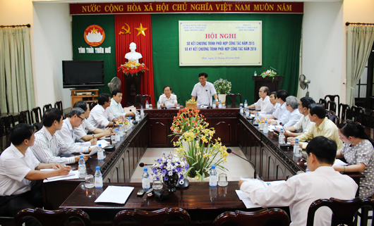 Hội nghị sơ kết 01 năm thực hiện Chương trình phối hợp giữa Ban Nội chính Tỉnh ủy Thừa Thiên Huế với Ban Thường trực Ủy ban Mặt trận Tổ quốc Việt Nam tỉnh