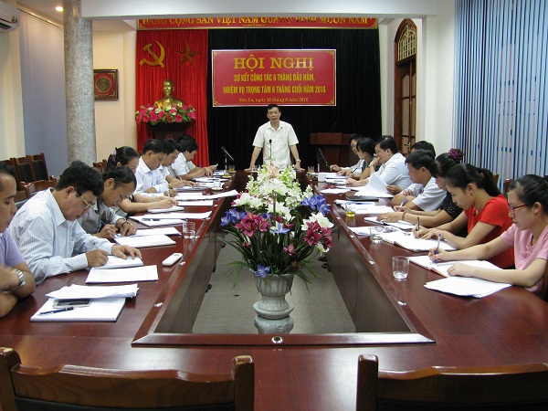 Một Hội nghị của Ban Nội chính Tỉnh ủy Sơn La