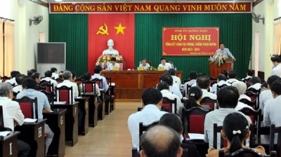 Một Hội nghị về công tác nội chính tại tỉnh Quảng Ngãi
