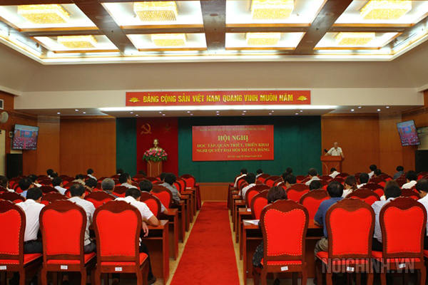 Đảng bộ Cơ quan Ban Nội chính Trung ương tổ chức Hội nghị học tập, quán triệt, triển khai Nghị quyết Đại hội XII của Đảng