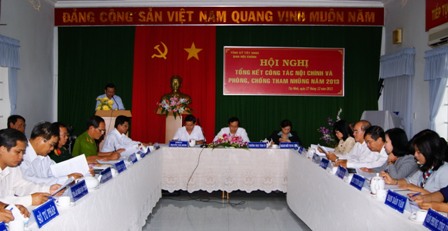Hội nghị công tác nội chính và phòng, chống tham nhũng tại tỉnh Tây Ninh