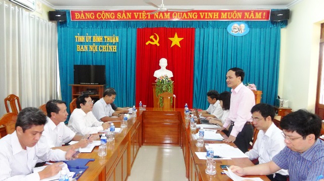 Đoàn Công tác số 6 của Trung ương làm việc với lãnh đạo Ban Nội chính Tỉnh ủy và Văn phòng Tỉnh ủy Bình Thuận về kết quả thực hiện Nghị quyết Trung ương 3 (khóa X)