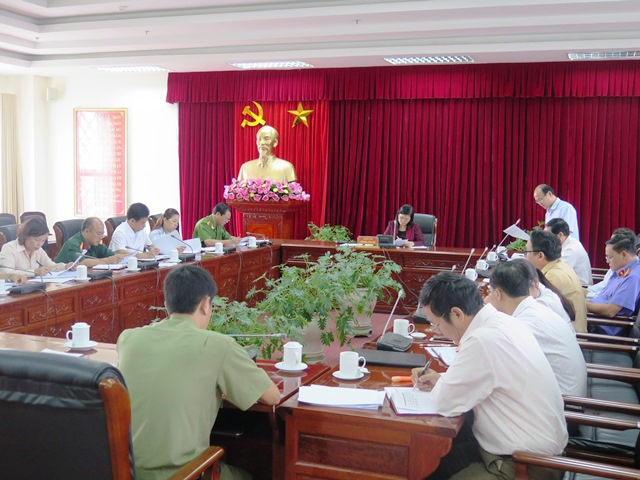 Hội nghị giao ban công tác nội chính và PCTN tỉnh Lai Châu