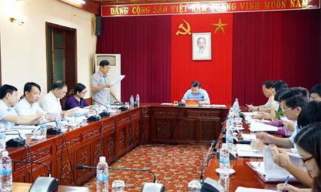 Hội nghị giao ban các cơ quan khối Nội chính 9 tháng năm 2016 tỉnh Yên Bái