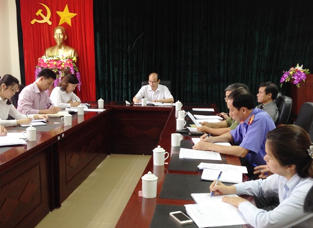 Hội nghị giao ban công tác nội chính tỉnh Lai Châu