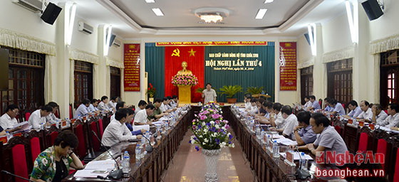 Ban Chấp hành Đảng bộ tỉnh Nghệ An khóa XVIII họp cho ý kiến về công tác phòng, chống tham nhũng, lãng phí