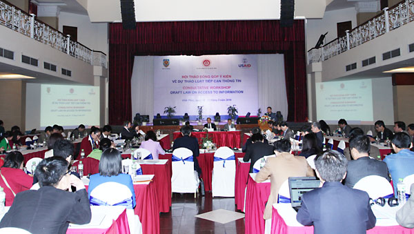 Hội thảo đóng góp ý kiến về Dự thảo Luật tiếp cận thông tin 