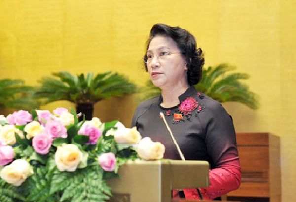 Chủ tịch Quốc hội Nguyễn Thị Kim Ngân phát biểu bế mạc Kỳ họp thứ 2, Quốc hội Khóa XIV 