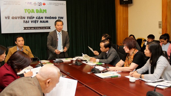 Trường Đại học khoa học xã hội và nhân văn tọa đàm về quyền tiếp cận thông tin tại Việt Nam.