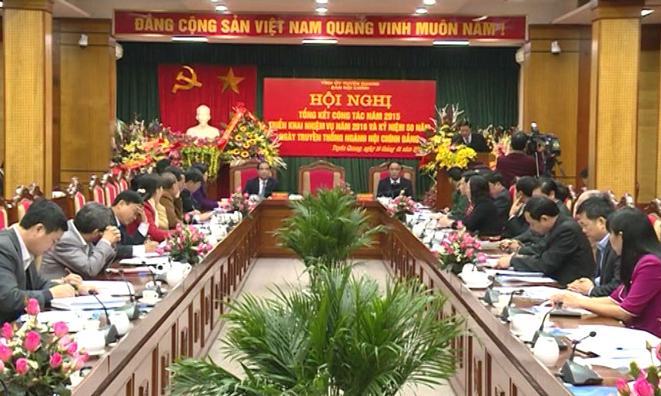 Một Hội nghị của Ban Nội chính Tỉnh ủy Tuyên Quang