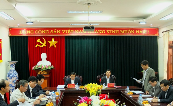 Đoàn công tác của Ban Nội chính Trung ương làm việc với Tỉnh ủy Bắc Giang (tháng 12-2016)