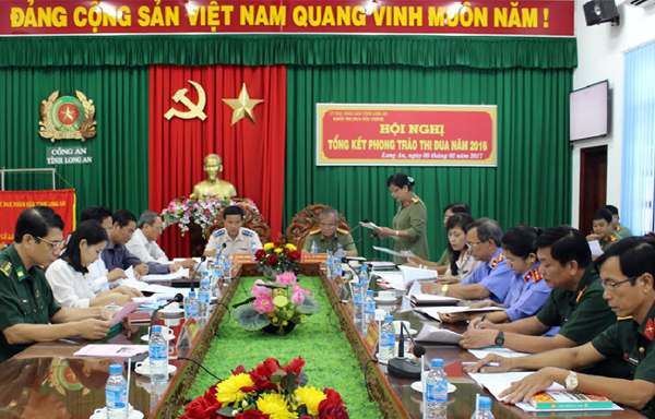 Một hội nghị của Khối thi đua Nội chính tỉnh Long An 