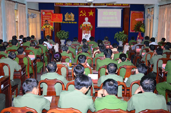 Hội nghị triển khai công tác đảm bảo an ninh trật tự của Công an tỉnh Trà Vinh