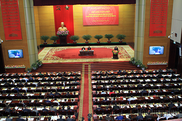 Quang cảnh Hội nghị tổng kết công tác ngành Nội chính Đảng năm 2016