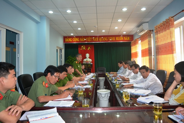 Ban Nội chính Tỉnh ủy Quảng Nam và Đảng ủy Công an tỉnh sơ kết 02 năm thực hiện Quy chế phối hợp trong công tác nội chính và phòng, chống tham nhũng