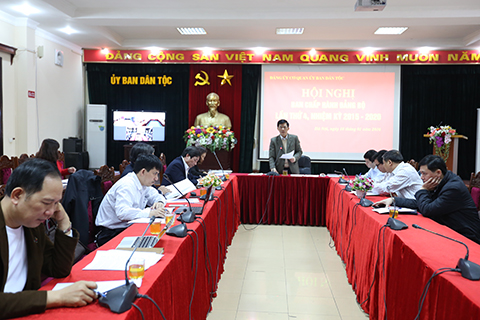 Hội nghị Ban Chấp hành Đảng bộ Ủy ban Dân tộc lần thứ 13, nhiệm kỳ 2015-2020