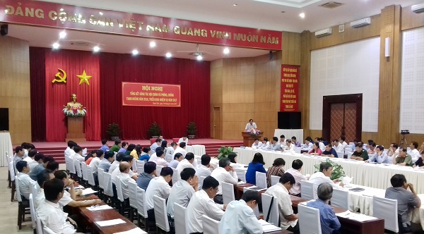 Quang cảnh Hội nghị tổng kết công tác nội chính năm 2016 tỉnh Kiên Giang
