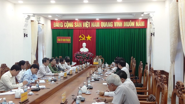 Hội nghị Ban Thường vụ Tỉnh uỷ Ninh Thuận