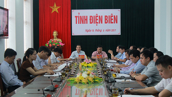 Hội nghị trực tuyến về tình hình an ninh trật tự điểm cầu tỉnh Điện Biên