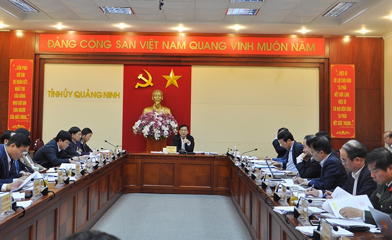 Một Hội nghị của Ban Thường vụ Tỉnh ủy Quảng Ninh