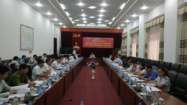 Đoàn công tác số 1 của Ban Chỉ đạo Trung ương về phòng, chống tham nhũng triển khai Kế hoạch kiểm tra, giám sát tại tỉnh Lai Châu (tháng 7-2017)