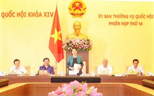 Chủ tịch Quốc hội Nguyễn Thị Kim Ngân chủ trì và phát biểu khai mạc Phiên họp thứ 14 của Ủy ban Thường vụ Quốc hội khóa XIV