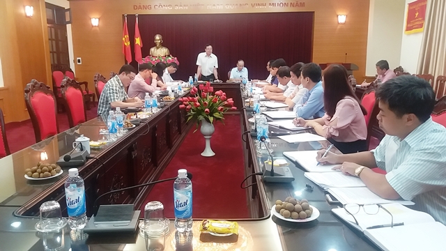 Đoàn công tác số 2, Ban Chỉ đạo Trung ương về PCTN làm việc với Ban Nội chính Tỉnh ủy Thái Bình
